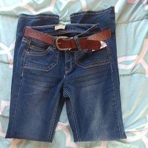 Faded Glory Jeans with Belt NWT